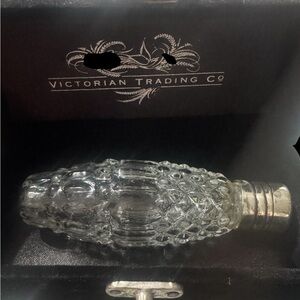Silver Glass Perfume Bottle